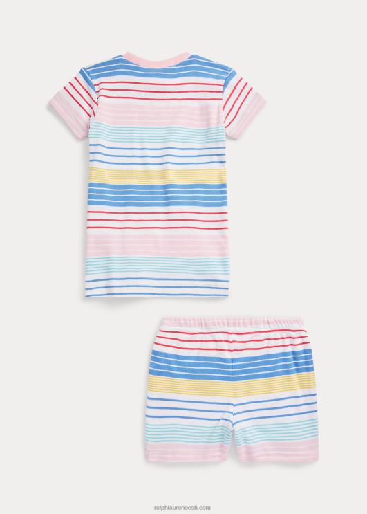 Ralph Lauren lapsed triibuline soonikuga trikoo magamiskomplekt PR0V7323 mitu