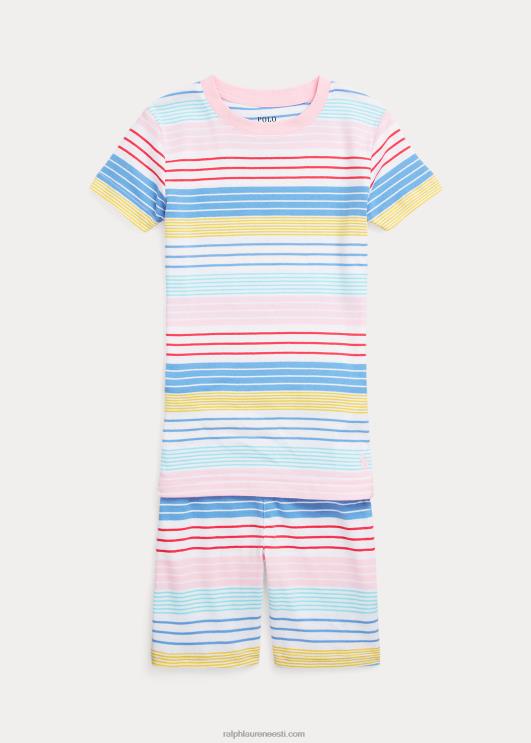 Ralph Lauren lapsed triibuline soonikuga trikoo magamiskomplekt PR0V7326 mitu