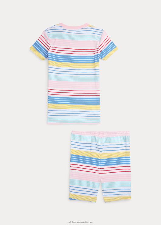 Ralph Lauren lapsed triibuline soonikuga trikoo magamiskomplekt PR0V7326 mitu