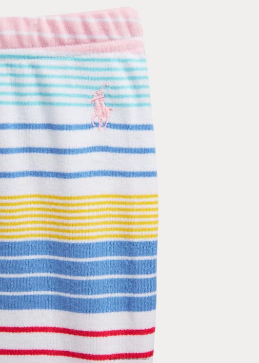 Ralph Lauren lapsed triibuline soonikuga trikoo magamiskomplekt PR0V7326 mitu