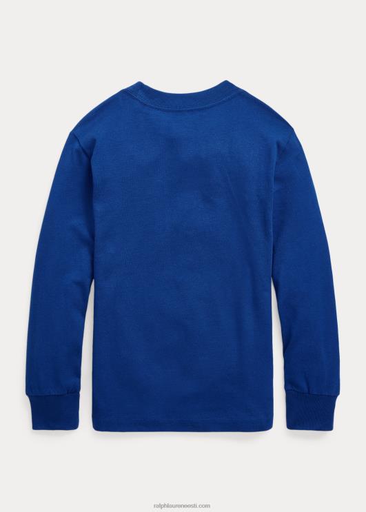 Ralph Lauren lapsed logoga trikoo pikkade varrukatega PR0V6461 safiirist täht