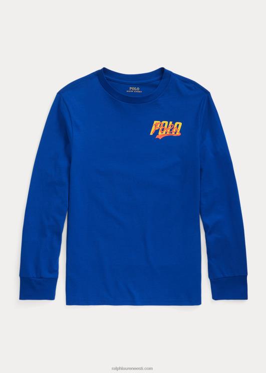 Ralph Lauren lapsed logoga trikoo pikkade varrukatega PR0V6669 safiirist täht