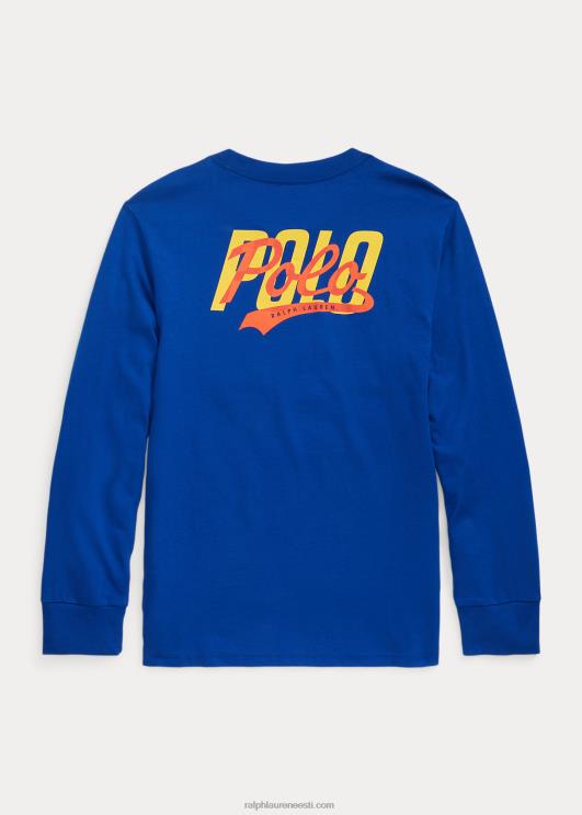 Ralph Lauren lapsed logoga trikoo pikkade varrukatega PR0V6669 safiirist täht