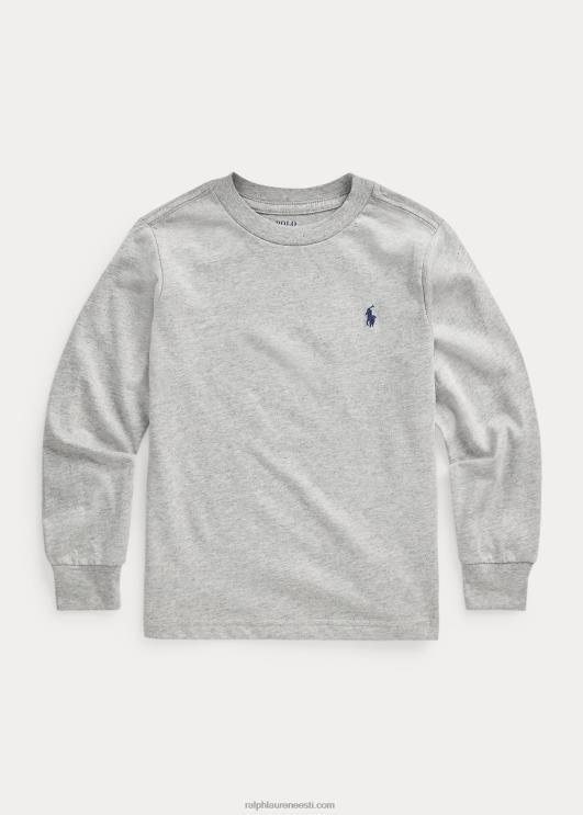 Ralph Lauren lapsed puuvillane jersey pikkade varrukatega t-särk PR0V5907 ja üle kanarbiku