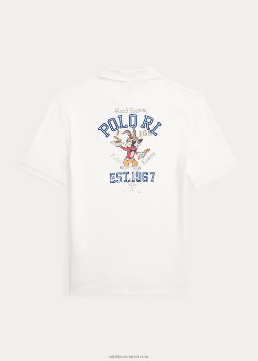 Ralph Lauren lapsed Kuu-uusaasta puuvillasest võrgust polosärk PR0V6571 nevis