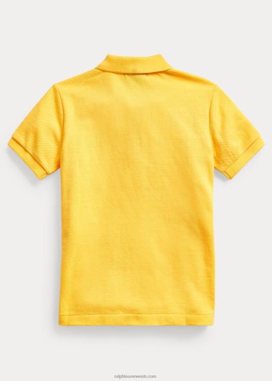 Ralph Lauren lapsed ikooniline võrgust polosärk PR0V5672 kollauim
