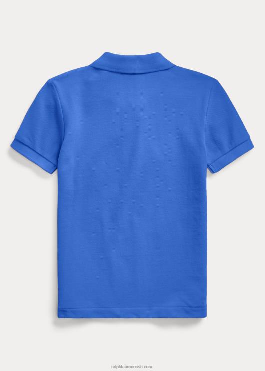 Ralph Lauren lapsed ikooniline võrgust polosärk PR0V5678 uus iirise sinine