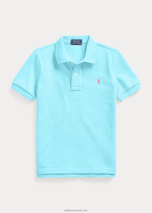 Ralph Lauren lapsed ikooniline võrgust polosärk PR0V5679 türkiissinine nova