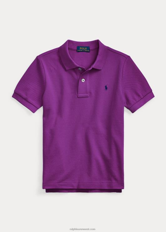Ralph Lauren lapsed ikooniline võrgust polosärk PR0V5687 paloma lilla