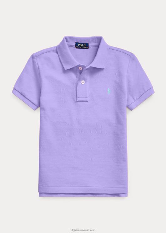 Ralph Lauren lapsed ikooniline võrgust polosärk PR0V5688 kaktuse lilla