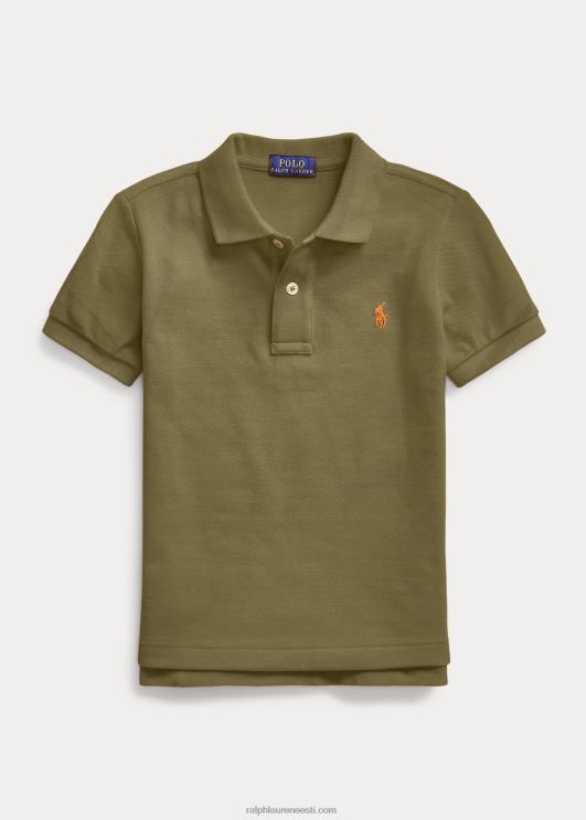 Ralph Lauren lapsed ikooniline võrgust polosärk PR0V5695 varikatuse oliiv