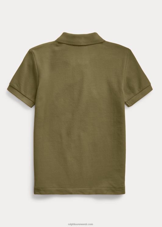 Ralph Lauren lapsed ikooniline võrgust polosärk PR0V5695 varikatuse oliiv