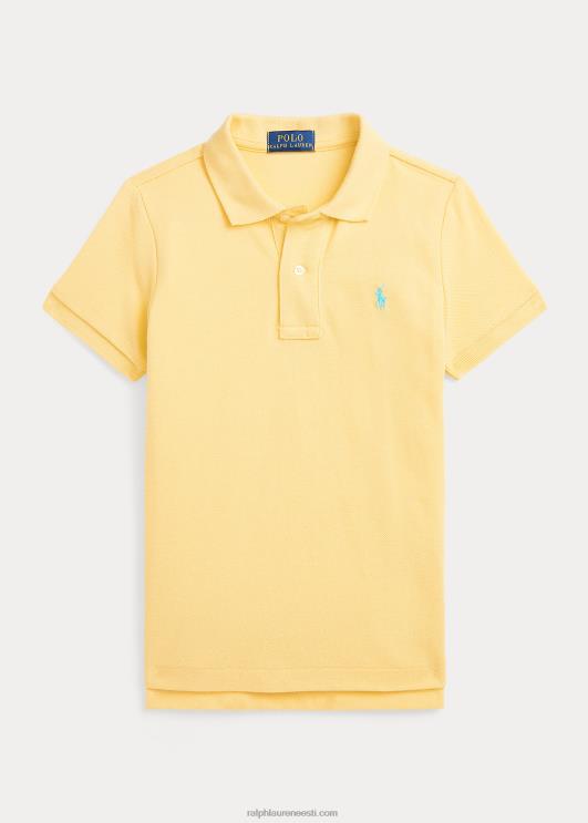 Ralph Lauren lapsed ikooniline võrgust polosärk PR0V5699 maisi kollane