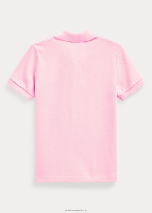 Ralph Lauren lapsed ikooniline võrgust polosärk PR0V5704 karmeli roosa