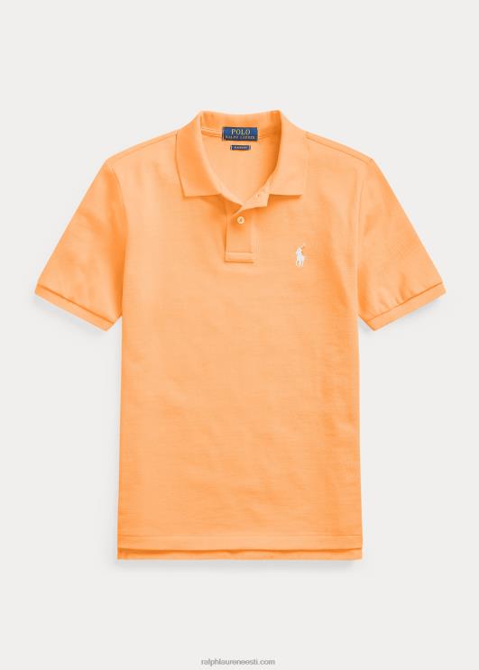 Ralph Lauren lapsed ikooniline võrgust polosärk PR0V6033 võtme lääneoranž