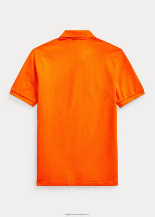 Ralph Lauren lapsed ikooniline võrgust polosärk PR0V6034 purjekas oranž