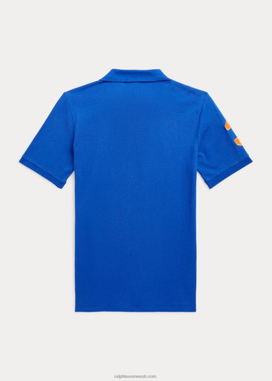 Ralph Lauren lapsed klassikaline istuv suure poni võrguga polosärk PR0V6626 safiir täht multi