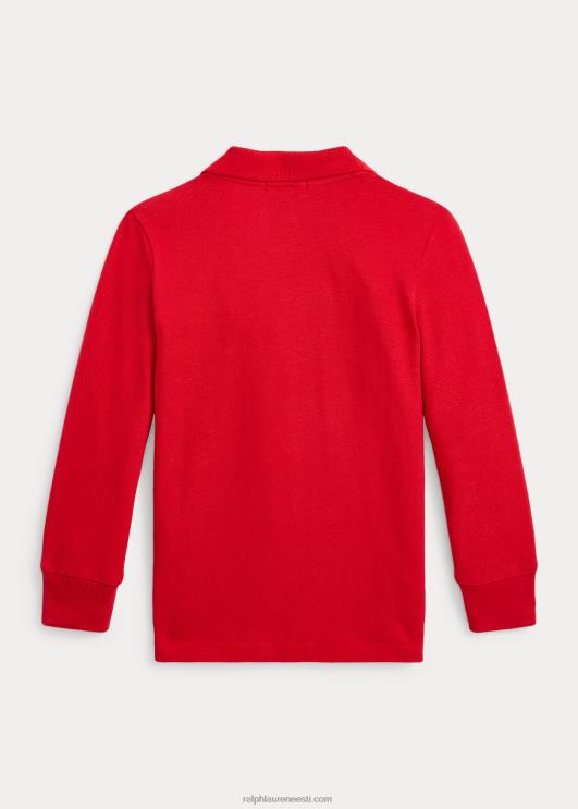 Ralph Lauren lapsed kuuuusaasta pikkade varrukatega polosärk PR0V6441 Rl 2000 punane
