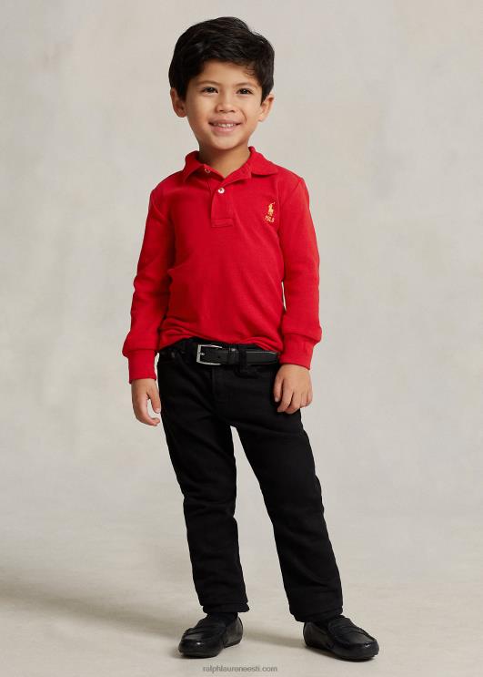 Ralph Lauren lapsed kuuuusaasta pikkade varrukatega polosärk PR0V6441 Rl 2000 punane