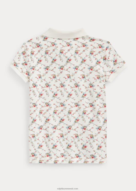 Ralph Lauren lapsed lilleline stretšvõrgust polosärk PR0V7536 marta lilleline