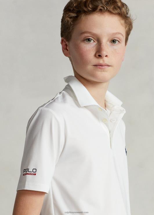Ralph Lauren lapsed performance stretch jersey polosärk PR0V5974 keraamiline valge