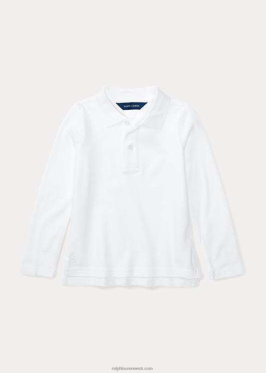 Ralph Lauren lapsed pikkade varrukatega vormipolo PR0V6951 valge