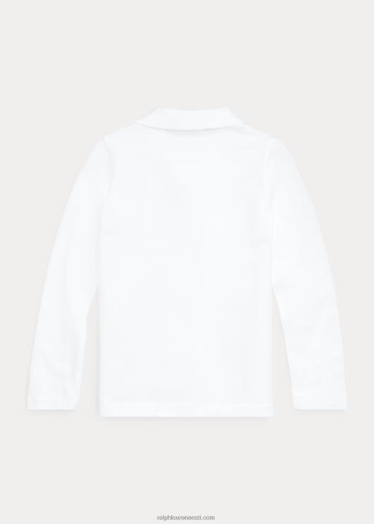 Ralph Lauren lapsed pikkade varrukatega vormipolo PR0V6951 valge