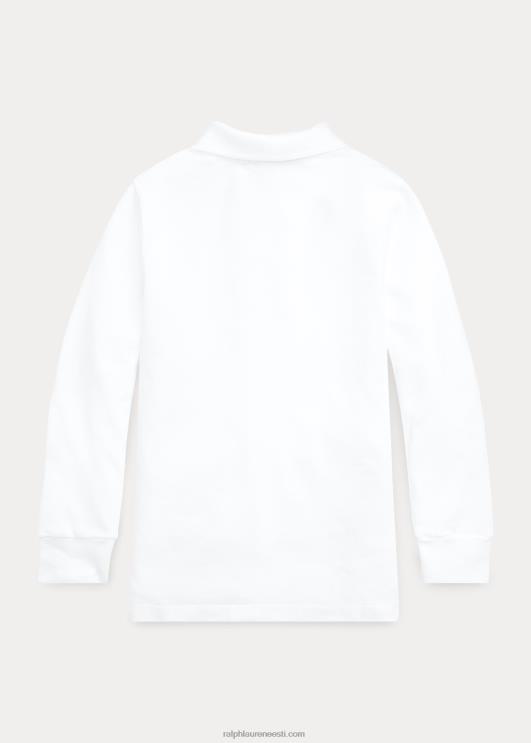 Ralph Lauren lapsed pikkade varrukatega vormipolosärk PR0V5853 valge