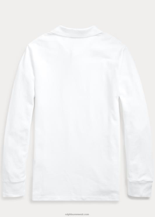 Ralph Lauren lapsed pikkade varrukatega vormipolosärk PR0V6231 valge