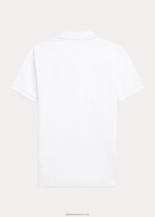 Ralph Lauren lapsed polo karu puuvillase võrguga polosärk PR0V6638 valge