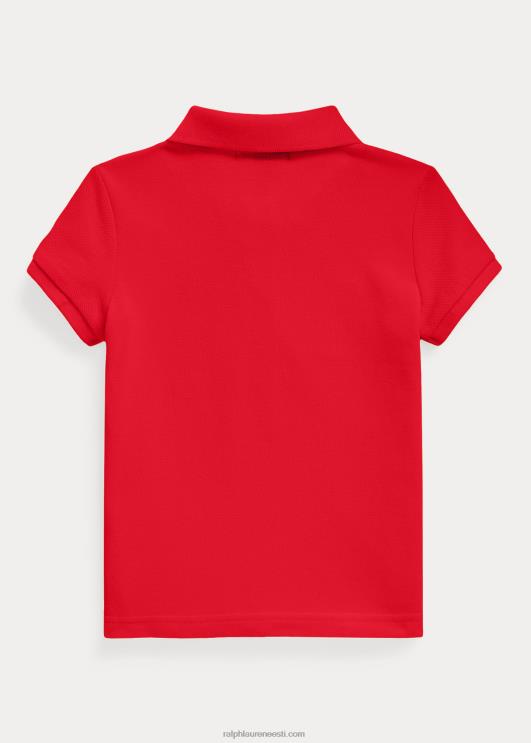 Ralph Lauren lapsed puuvillase võrguga polosärk PR0V6741 Rl 2000 punane