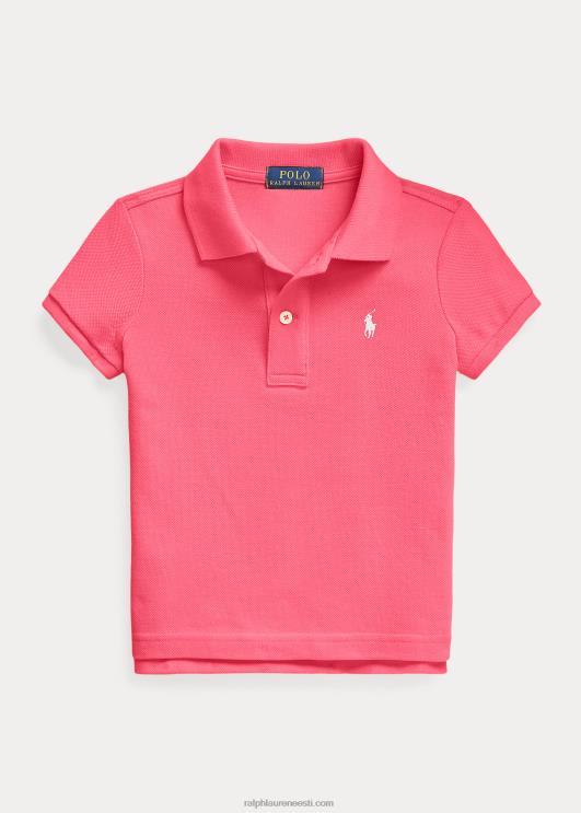 Ralph Lauren lapsed puuvillase võrguga polosärk PR0V6742 soe roosa