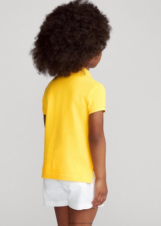 Ralph Lauren lapsed puuvillase võrguga polosärk PR0V6746 kollauim