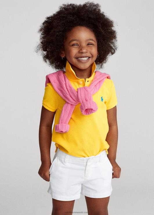 Ralph Lauren lapsed puuvillase võrguga polosärk PR0V6746 kollauim