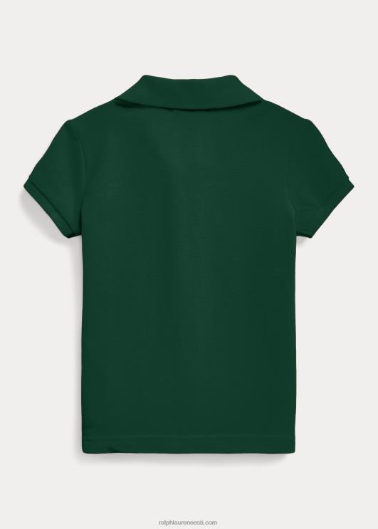 Ralph Lauren lapsed puuvillase võrguga polosärk PR0V6749 kolledži roheline kanarbik