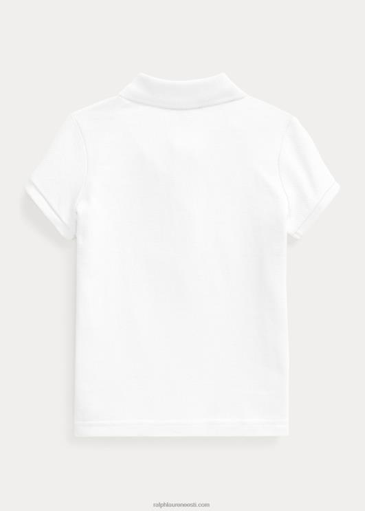 Ralph Lauren lapsed puuvillase võrguga polosärk PR0V6751 valge