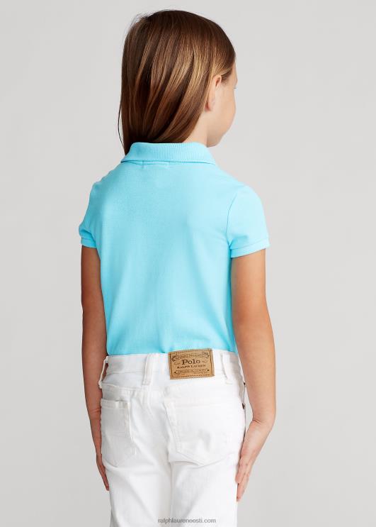 Ralph Lauren lapsed puuvillase võrguga polosärk PR0V6758 türkiissinine nova