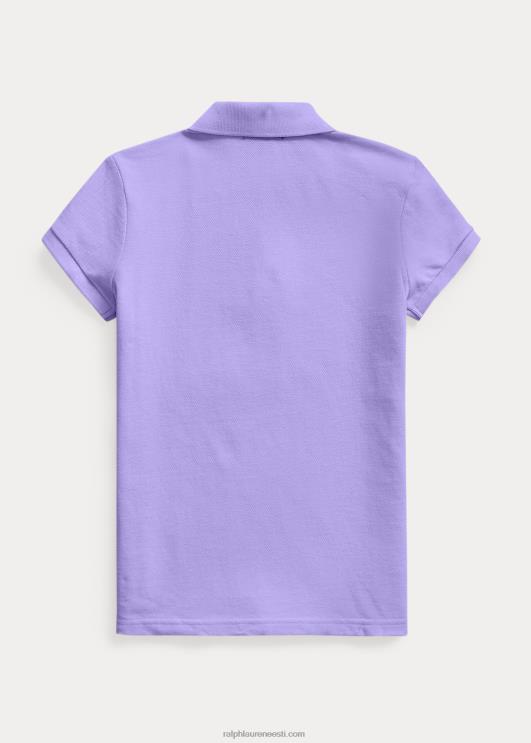 Ralph Lauren lapsed puuvillase võrguga polosärk PR0V6978 kaktuse lilla