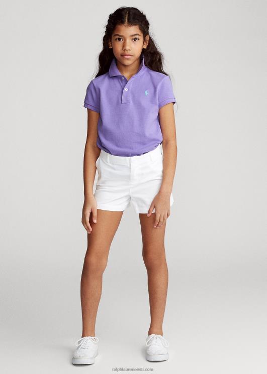 Ralph Lauren lapsed puuvillase võrguga polosärk PR0V6978 kaktuse lilla