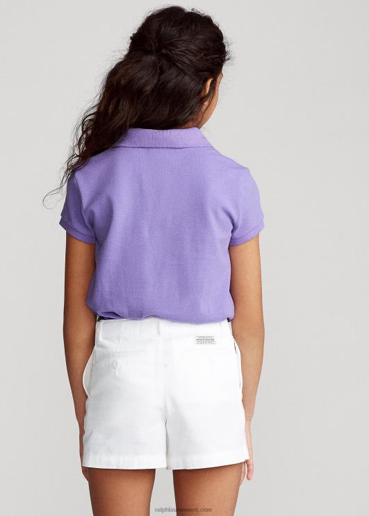 Ralph Lauren lapsed puuvillase võrguga polosärk PR0V6978 kaktuse lilla