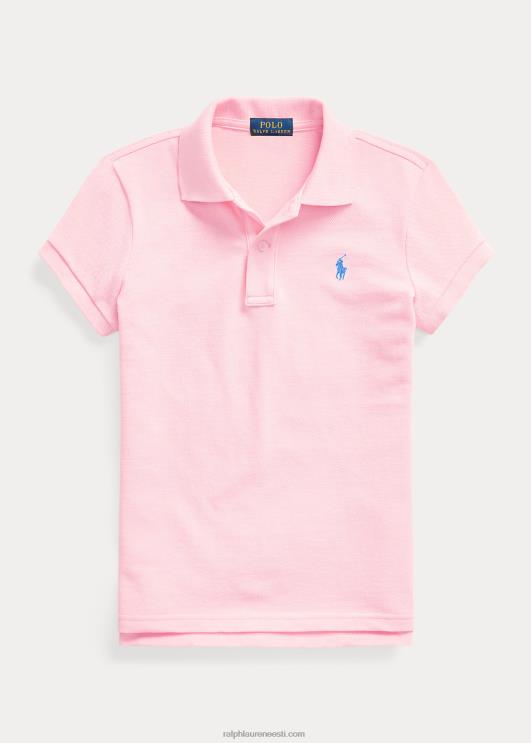 Ralph Lauren lapsed puuvillase võrguga polosärk PR0V6980 karmeli roosa