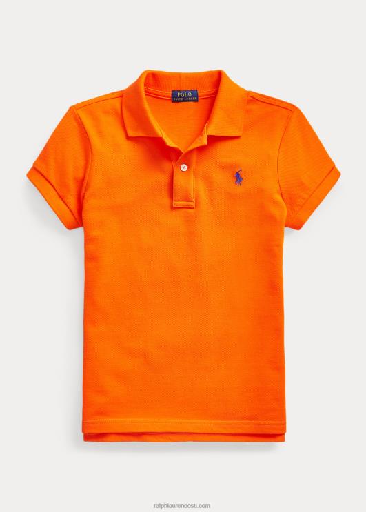 Ralph Lauren lapsed puuvillase võrguga polosärk PR0V6984 purjekas oranž