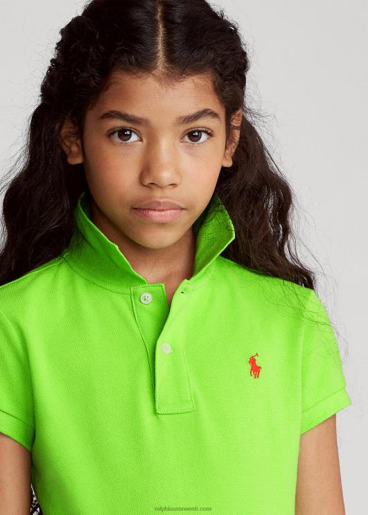 Ralph Lauren lapsed puuvillase võrguga polosärk PR0V6988 kiivi laim