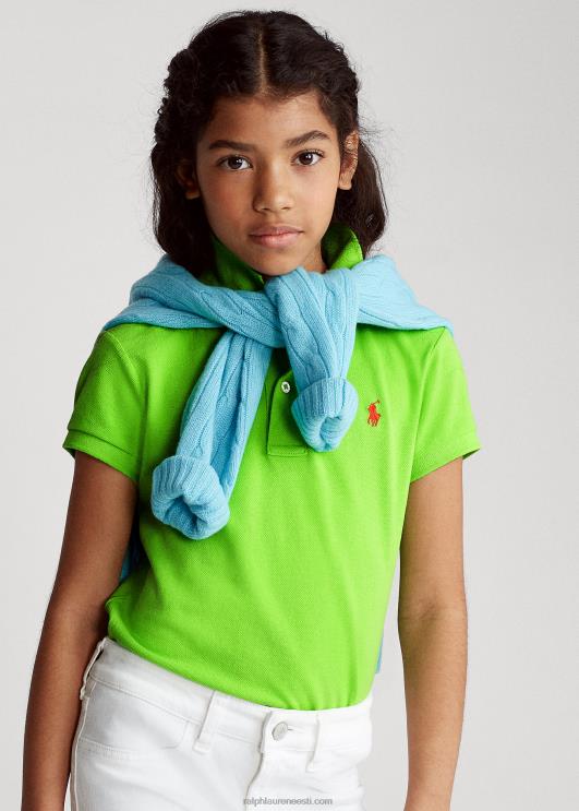 Ralph Lauren lapsed puuvillase võrguga polosärk PR0V6988 kiivi laim