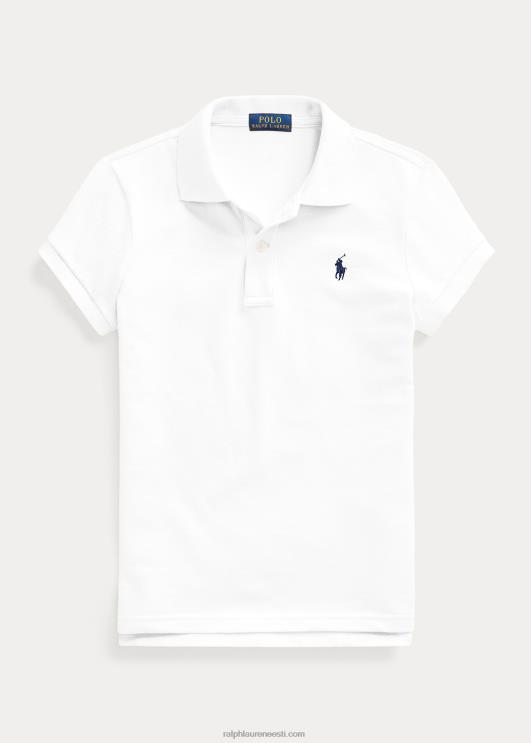 Ralph Lauren lapsed puuvillase võrguga polosärk PR0V6995 valge