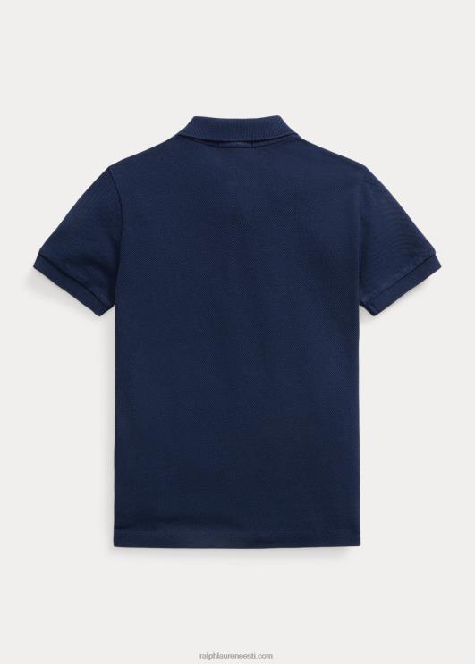 Ralph Lauren lapsed puuvillasest võrgust logoga polosärk PR0V6496 kruiisilaevastik
