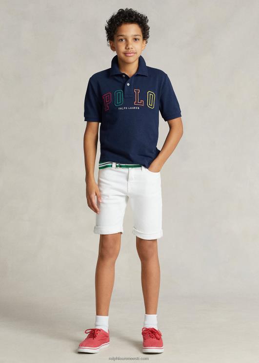 Ralph Lauren lapsed puuvillasest võrgust logoga polosärk PR0V6563 kruiisilaevastik