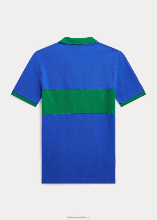 Ralph Lauren lapsed suur poni puuvillasest võrgust polosärk PR0V6602 safiir täht/roheline