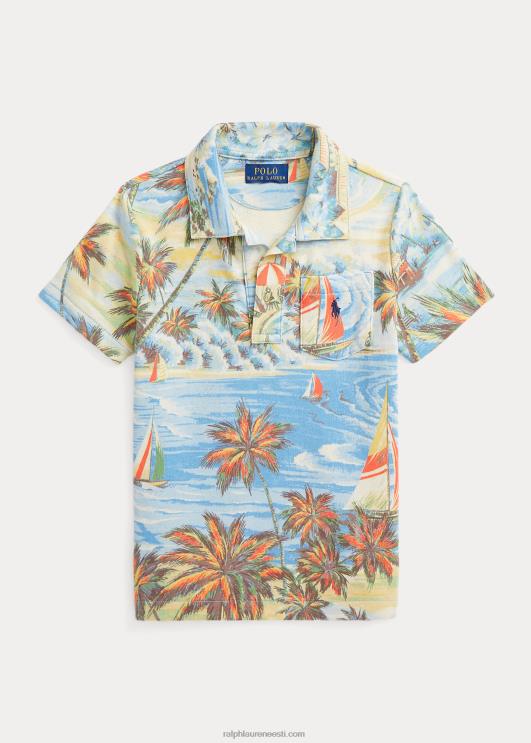 Ralph Lauren lapsed troopilise mustriga spaa froteepolosärk PR0V5750 Hawaii rannabasaar