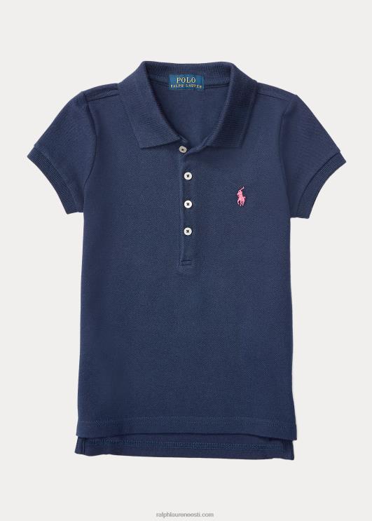 Ralph Lauren lapsed veniv puuvillase võrguga polosärk PR0V6788 rafineeritud merevägi